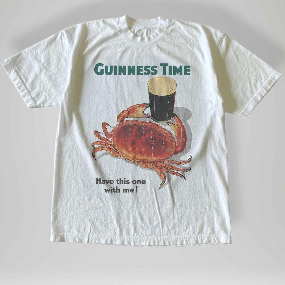 Style Guinness Time Big Crab T-Shirt
